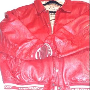 Red Davoucci coat